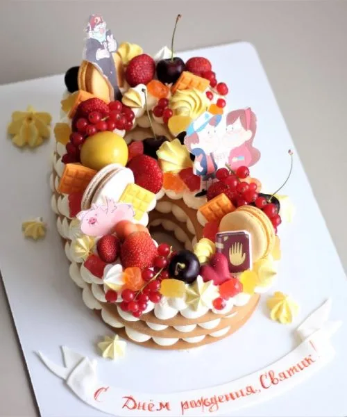 Торт Цифра Гравити Фолз 1386