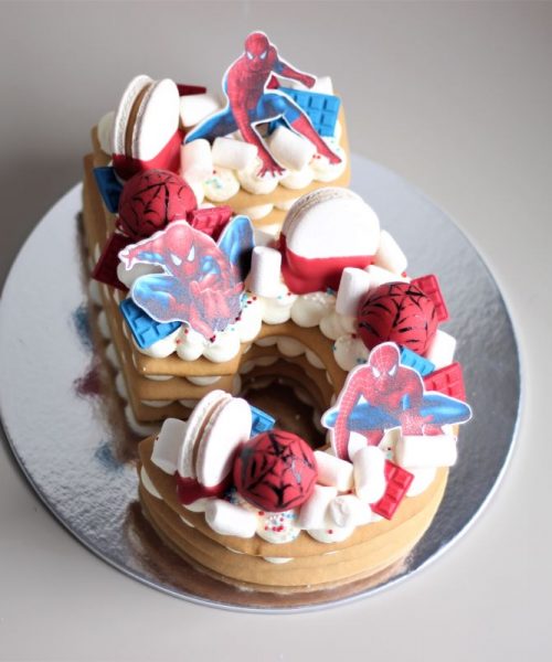 Торт Цифра Человек Паук 1388