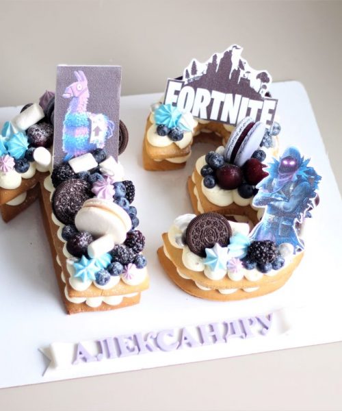 Торт Цифра Фортнайт 1389