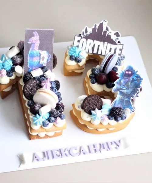 Торт Цифра Фортнайт 1389