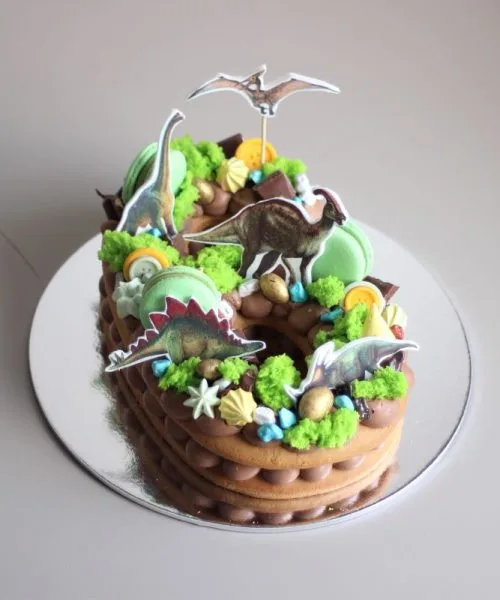 Торт Цифра Динозавры 1397