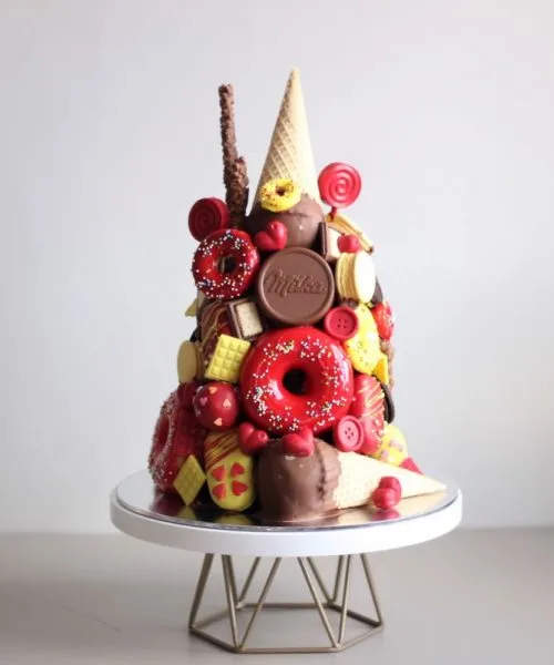 Торт Горка Желто-Красная 1523