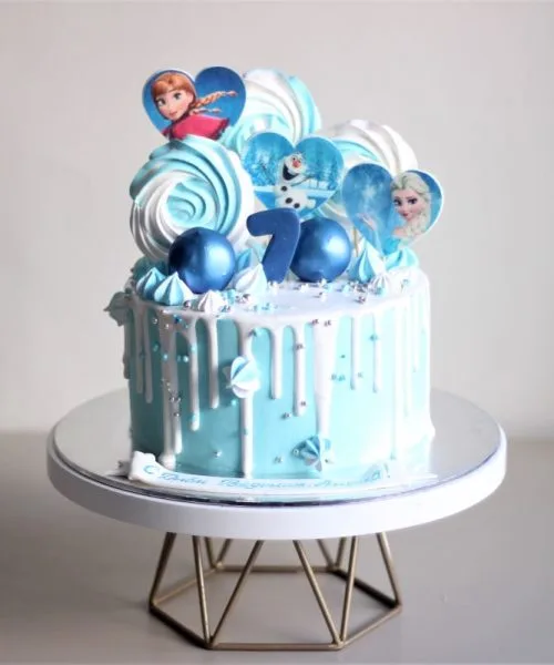 Торт Холодное Сердце Анна И Эльза 1586