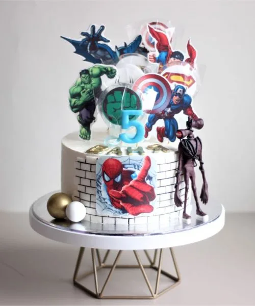 Торт Супер Герои И Сиреноголовый 1630