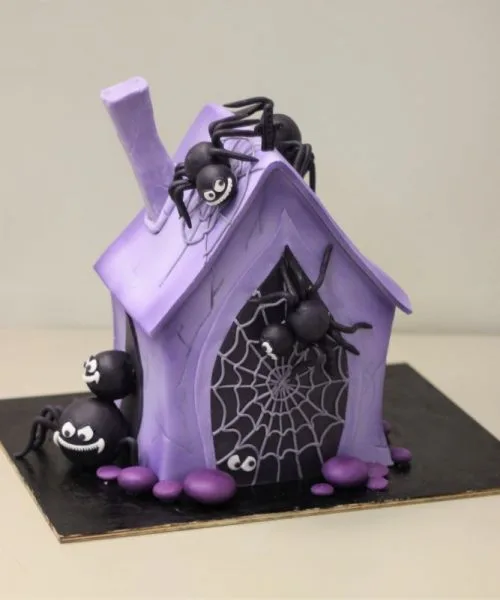 Торт Дом Пауков Хеллоуин 1793