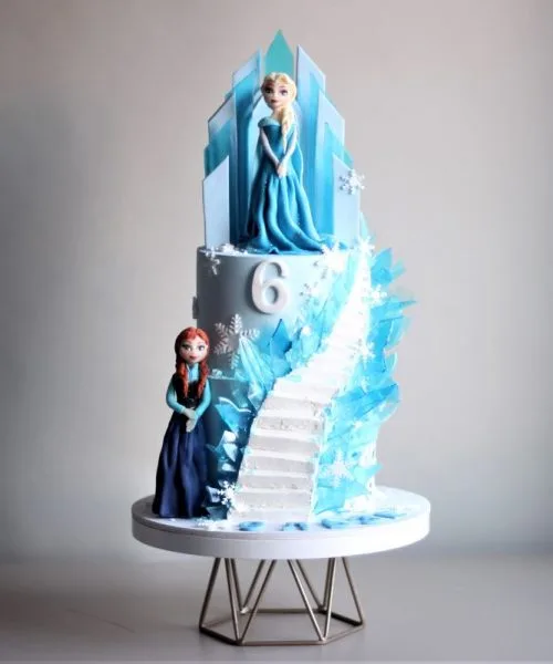 Торт Холодное Сердце Анна И Эльза 1853