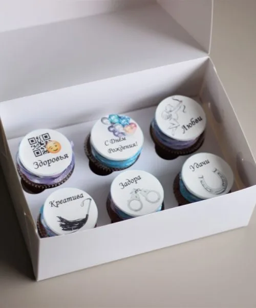 Кап-кейк С Пожеланиями 1907