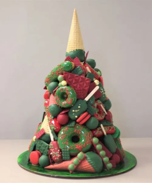 Торт Горка Зелено-Красная 2008