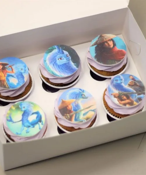 Кап-кейк Райя И Последний Дракон 2014