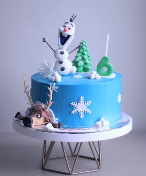 Торт Холодное Сердце Анна и Эльза 1956