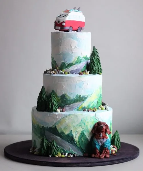 Торт Картина 2416