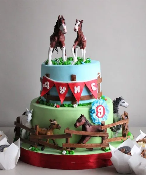 Торт Лошади 2417