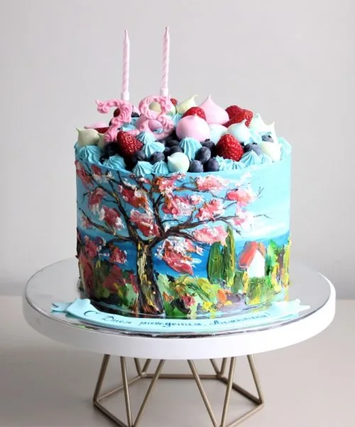 Торт Пейзаж 2363