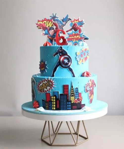 Торт Супер Герои 2398