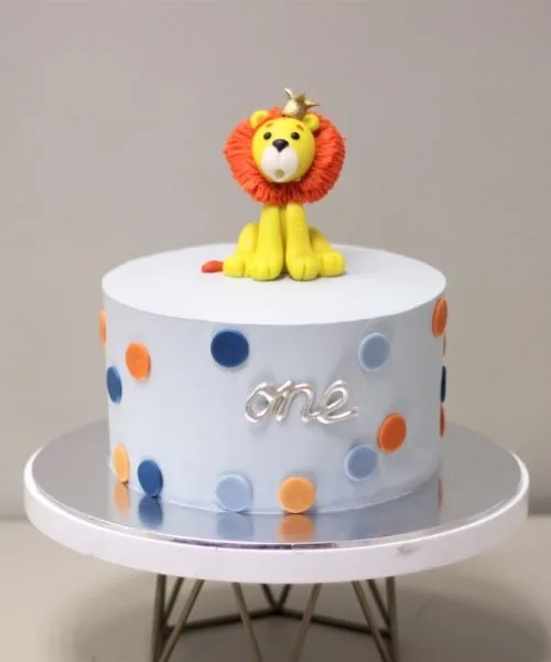 Торт Львенок Зверята На Годик 2493
