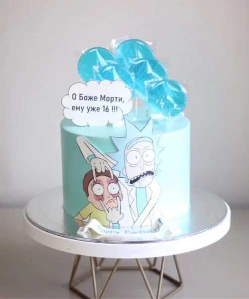 Торт Рик И Морти 2485