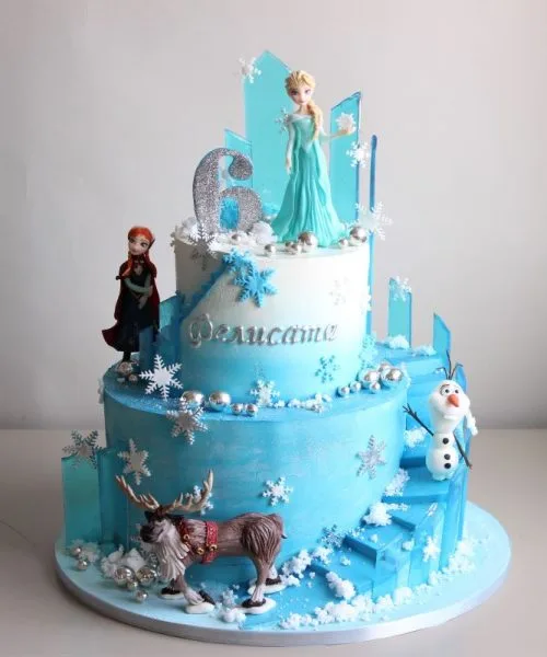 Торт Холодное Сердце Анна И Эльза 2933