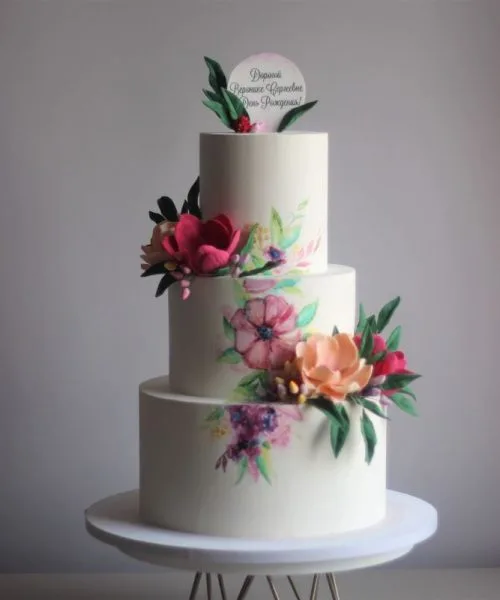 Торт Цветы 2951