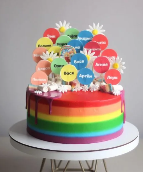 Торт Радужный 2952