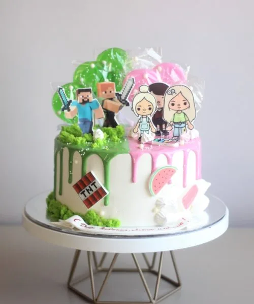 Торт Майнкрафт 2848