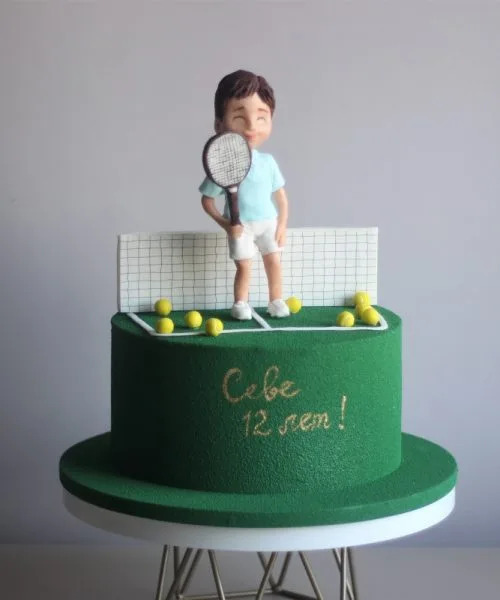 Торт Теннис Спорт Хобби 2849