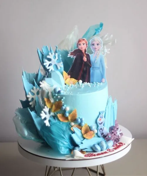 Торт Холодное Сердце Анна И Эльза 2860