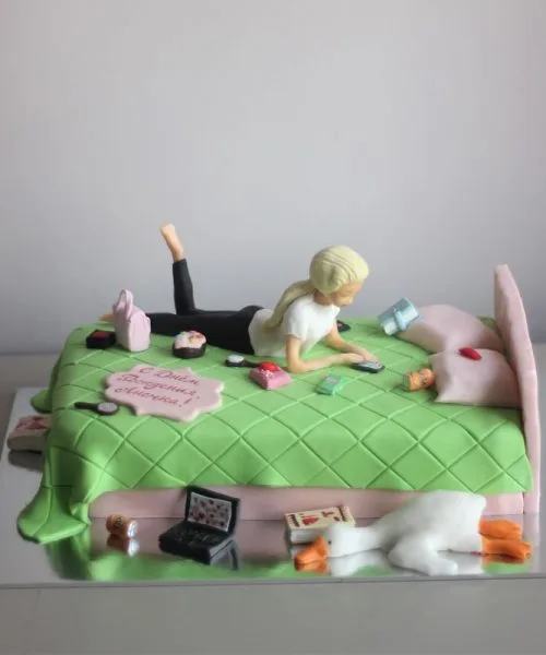 Торт Девчачий Кровать 2886