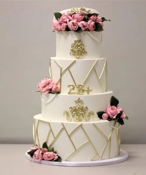 Торт Цветы 2975