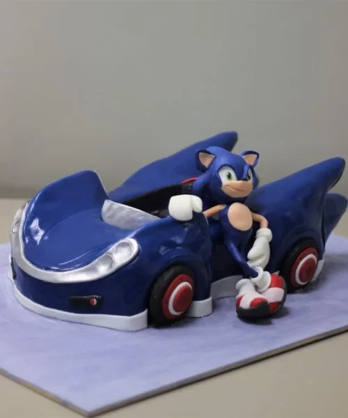 Торт Машина Соник 3027