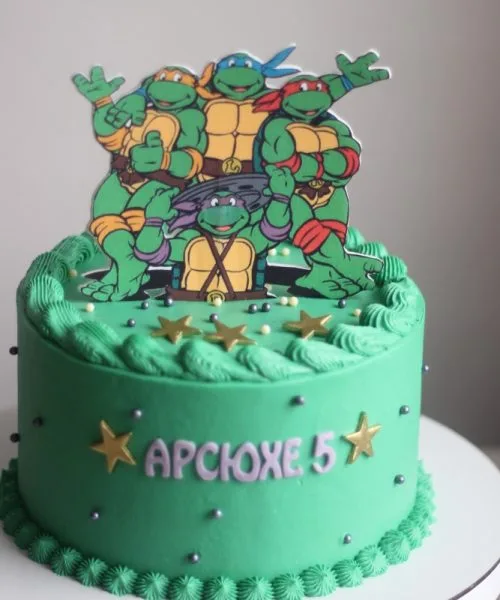 Торт Черепашки Ниндзя 3104