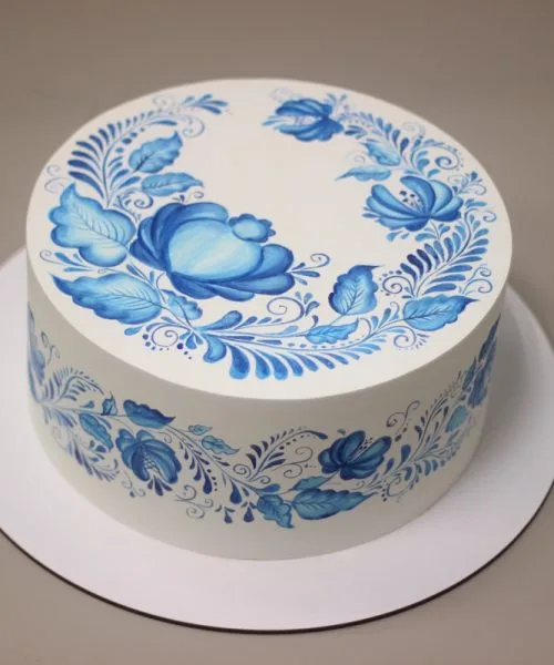 Торт Гжель 3148