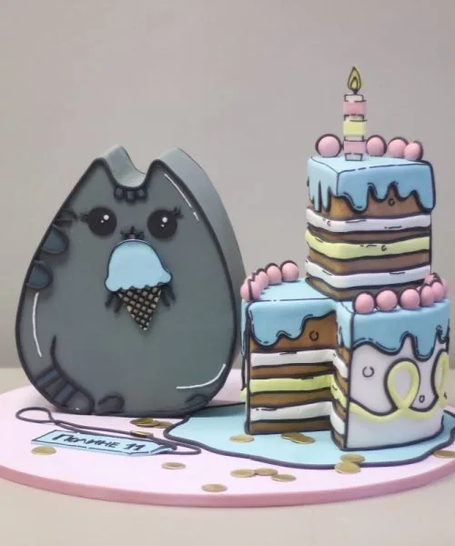 Торт Тортик И Котик 3200