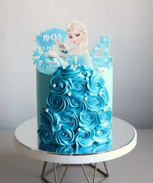 Торт Холодное Сердце Анна И Эльза 3223