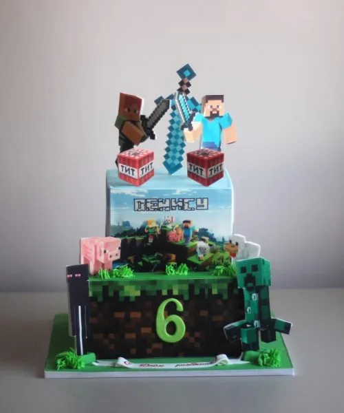 Торт Майнкрафт 3244