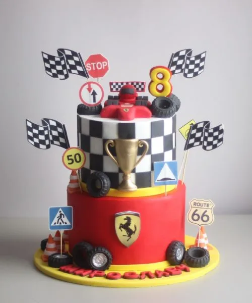 Торт Гонки Машинки 3261