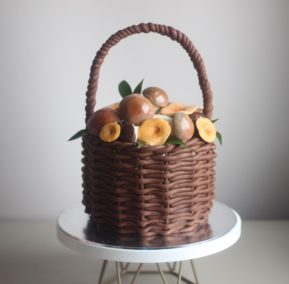 Торт Корзинка с Грибами 3323