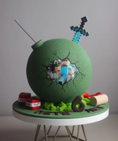 Торт Бомба Майнкрафт 3392