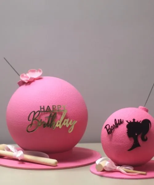 1Бомба Торт Сравнение Большая И Маленькая