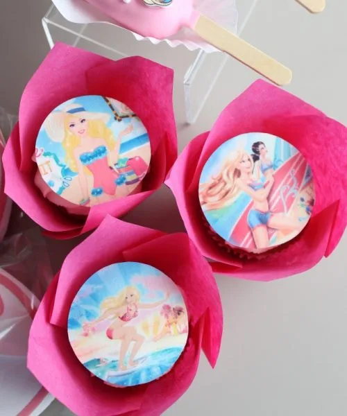 Кап-кейк Барби 3478