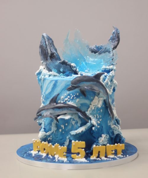 Торт Дельфины 3730
