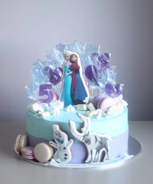 Торт Холодное Сердце Анна И Эльза 3618