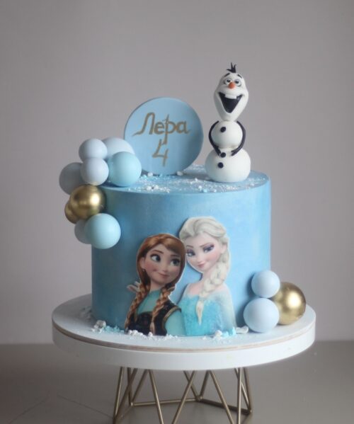 Торт Холодное Сердце Анна И Эльза 3629