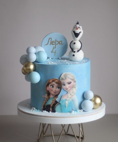 Торт Холодное Сердце Анна И Эльза 3629