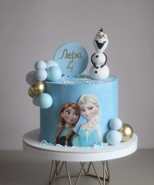 Торт Холодное Сердце Анна И Эльза 3629