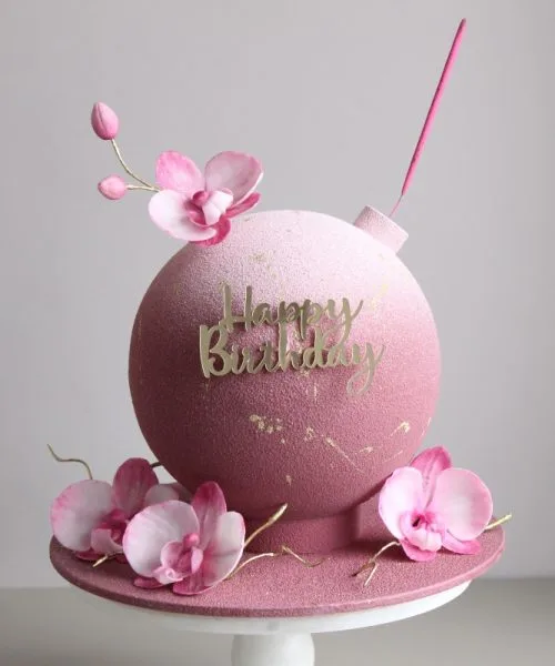 Торт Бомба Орхидея 3663