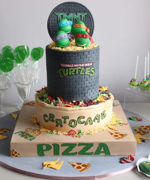 Торт Черепашки Ниндзя 3706