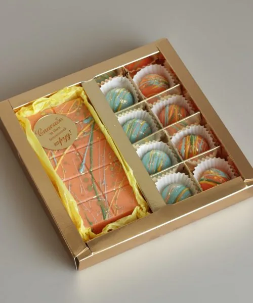 Набор Шоколад дубайский с конфетами Д4