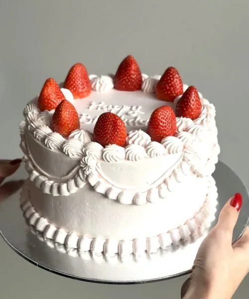 Торт Кремовый Рюши 3881