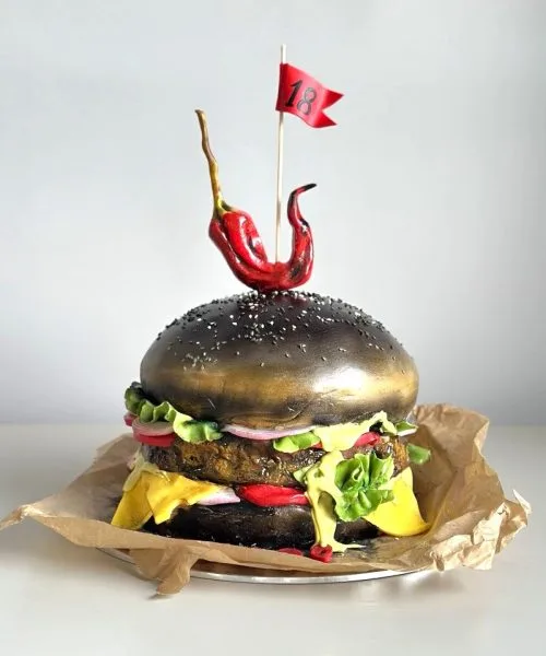 Торт Еда Бургер 3879