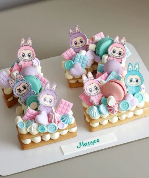 Торт Цифра Лабубу 6152